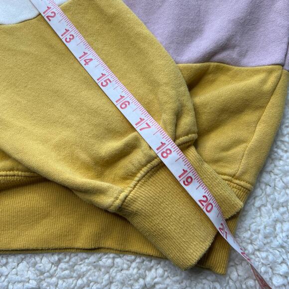 Universal Threads Quarter Zip Beige, Mauve, Gold Color Block Pullover Medium - Picture 7 of 9